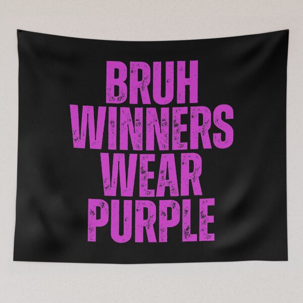 Item preview, Bruh Winners Wear Purple designed and sold by Dondonmart.