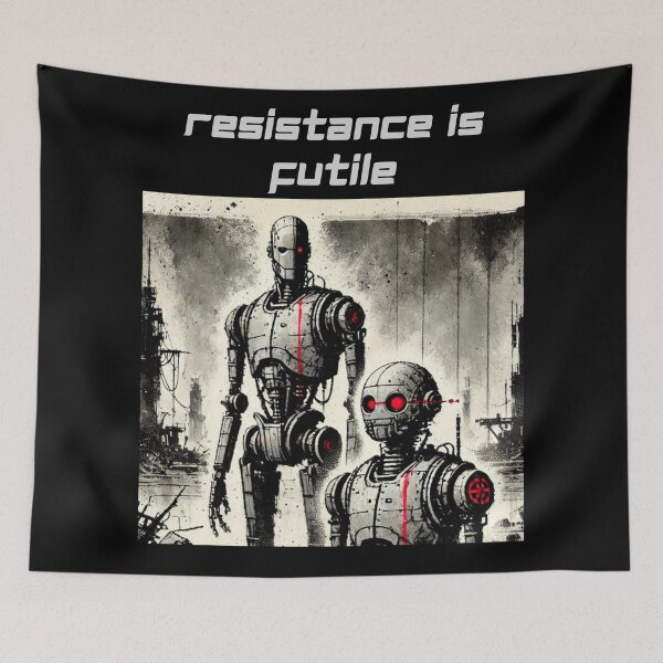 Item preview, Humanoid robot AI Robots Future Tech Design | The Bots Are Coming Futuristic Android Art designed and sold by TEEJAMBOREE.