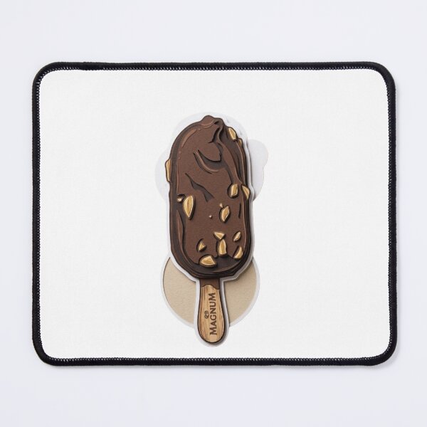 Item preview, Chocolate Almond Ice Cream Bar Sticker designed and sold by rissershop.
