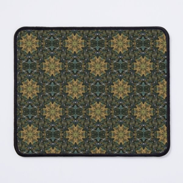 Item preview, Modern Floral Pattern in Green and Yellow designed and sold by Artistestella.