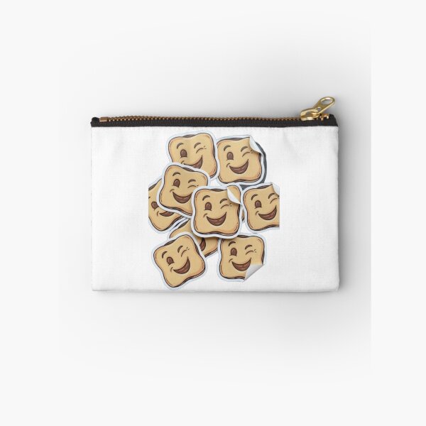 Item preview, Cute Winking Toast Cute Food Emoji Sticker designed and sold by rissershop.
