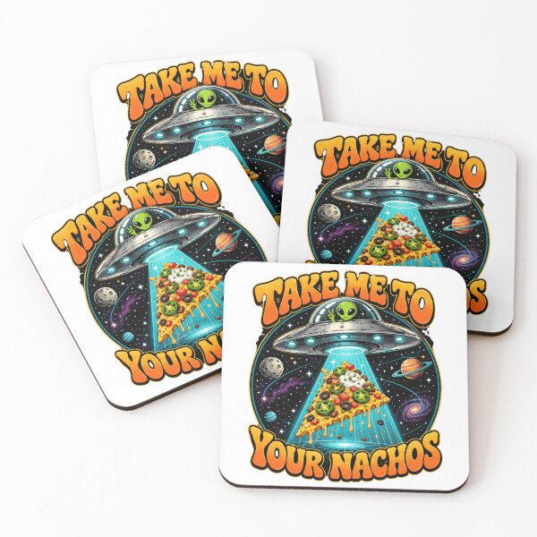 Item preview, Take Me To Your Nachos T-Shirt, Funny Taco Tuesday Gift, Alien Food Lover Graphic Tee, Mexican Snack Humor Shirt designed and sold by pipolabco.