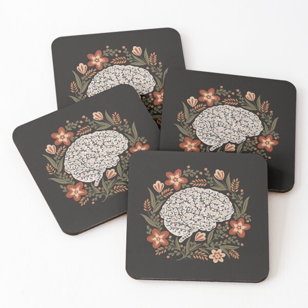 Item preview, Mind & Meadow - Gothic Floral Brain Anatomy - Harvest designed and sold by heidiherreraart.