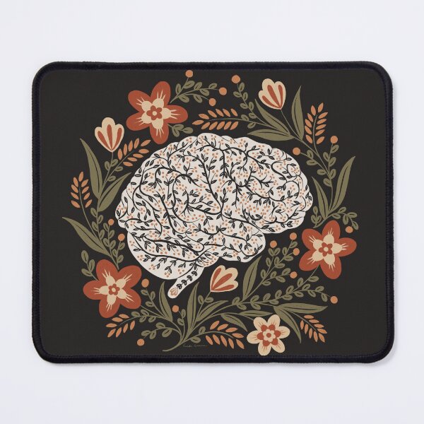 Item preview, Mind & Meadow - Gothic Floral Brain Anatomy - Harvest designed and sold by heidiherreraart.