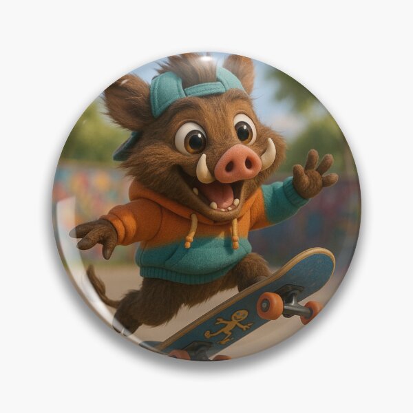 Item preview, Skater Wild Boar designed and sold by Sillytoe.