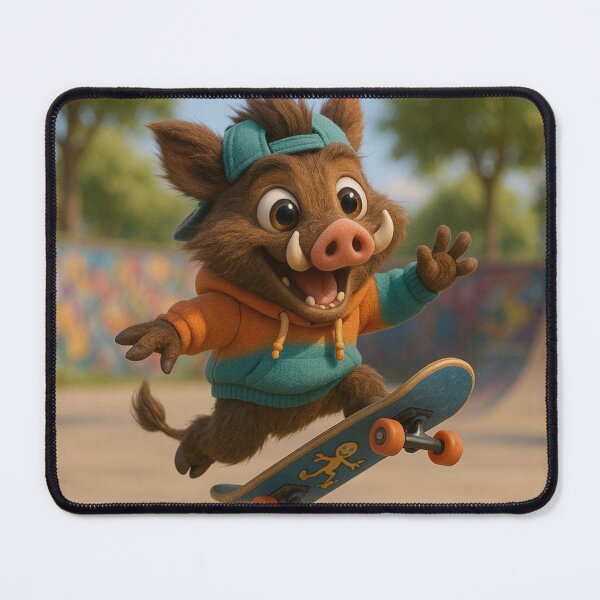 Item preview, Skater Wild Boar designed and sold by Sillytoe.