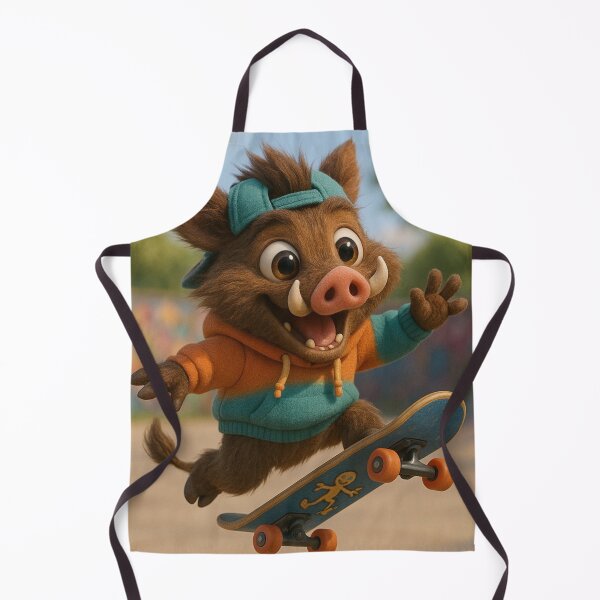 Item preview, Skater Wild Boar designed and sold by Sillytoe.