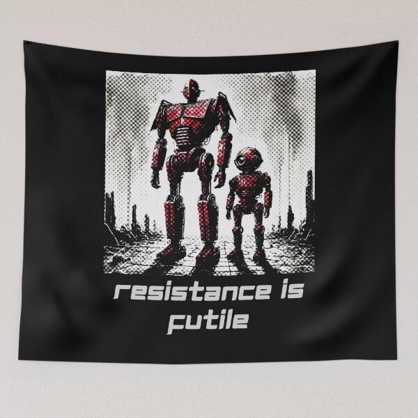 Item preview, Humanoid robot AI Robots Future Tech Design | The Bots Are Coming Futuristic Android Art designed and sold by TEEJAMBOREE.