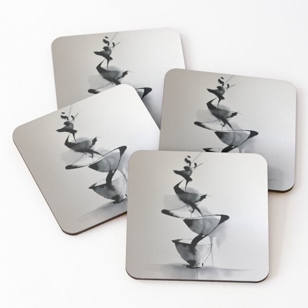 Item preview, Dynamic Gesture | Bold Minimal Ink Brush Art designed and sold by SlowRegardArt.