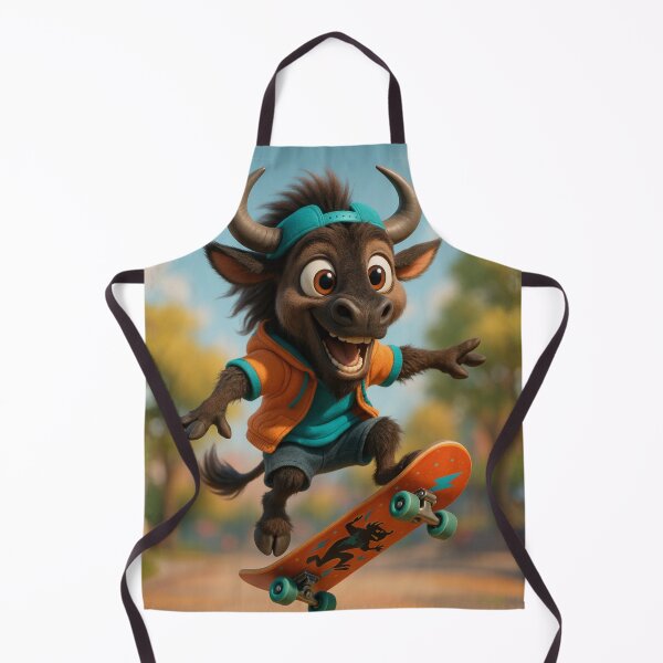 Item preview, Skater Wildebeest designed and sold by Sillytoe.