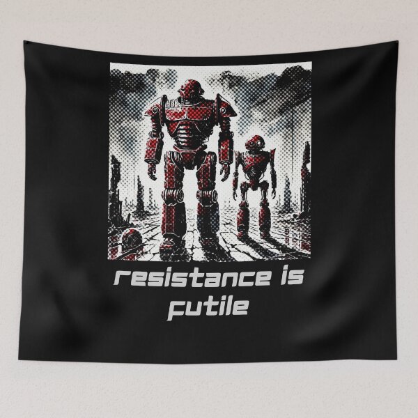 Item preview, Humanoid robot AI Robots Future Tech Design | The Bots Are Coming Futuristic Android Art designed and sold by TEEJAMBOREE.