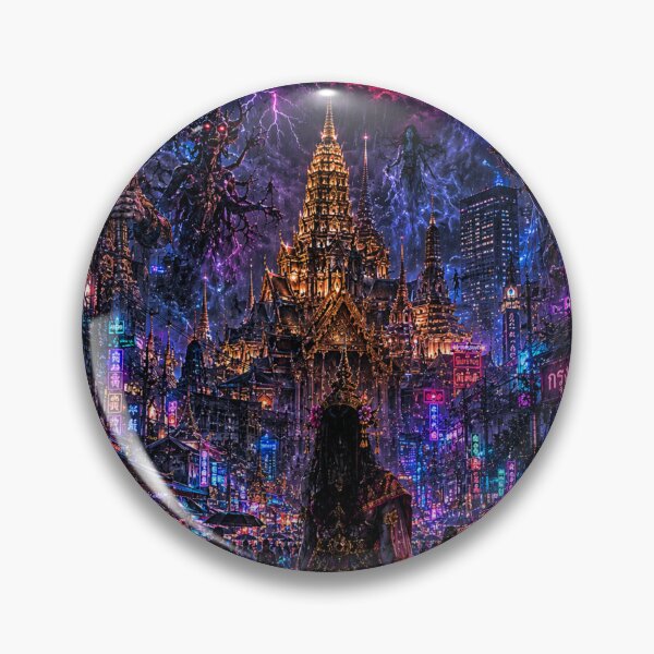 Item preview, The Temple of Neon Spirits | Bangkok Gothic Horror designed and sold by kabucino.
