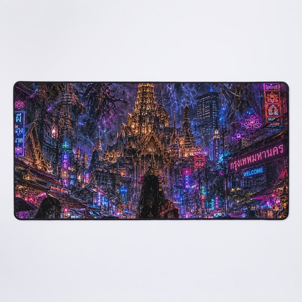 Item preview, The Temple of Neon Spirits | Bangkok Gothic Horror designed and sold by kabucino.