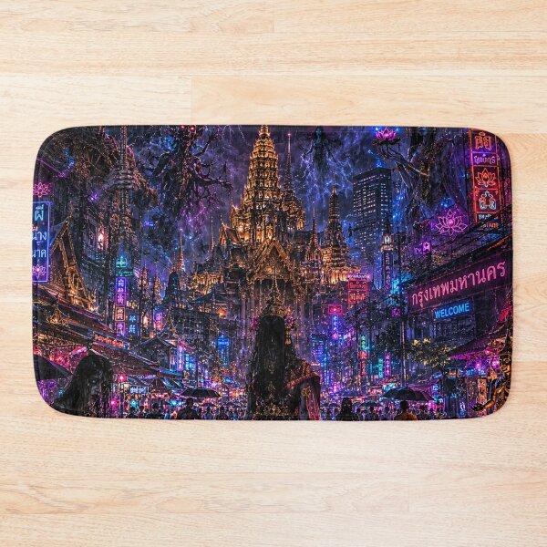 Item preview, The Temple of Neon Spirits | Bangkok Gothic Horror designed and sold by kabucino.
