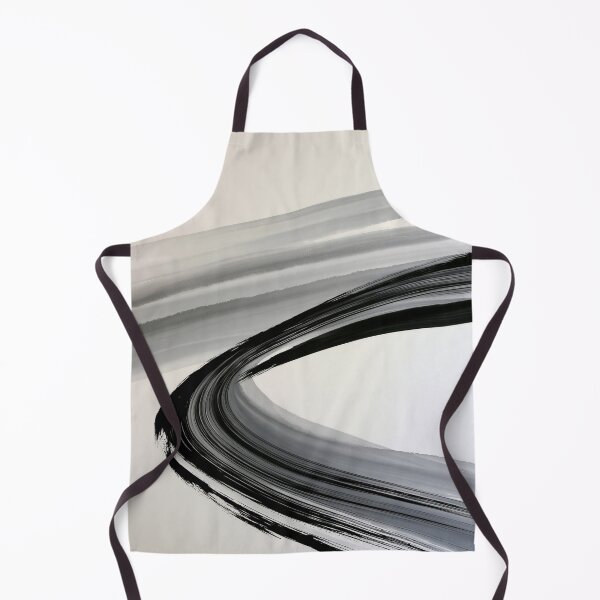 Item preview, Gentle Curve | Minimalist Gray Ink Brush Art designed and sold by SlowRegardArt.