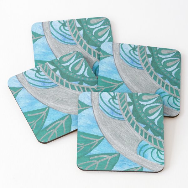 Item preview, Green, Blue, and Silver Mandala designed and sold by MakaDragonTamer.