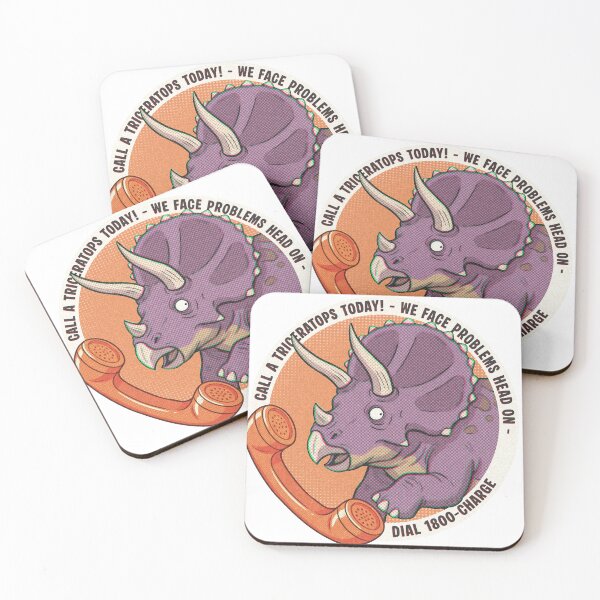 Item preview, Call a Triceratops Today! We face problems head on designed and sold by Grechsketch.