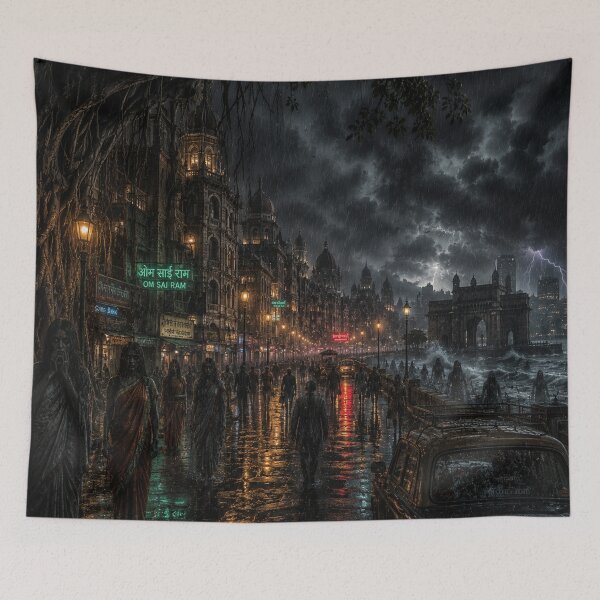 Item preview, The Monsoon of Forgotten Souls | Mumbai Gothic Horror designed and sold by kabucino.
