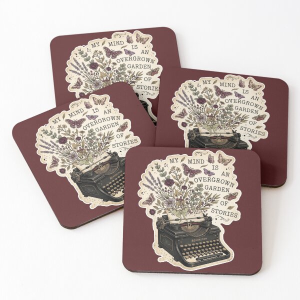 Item preview, My Mind Is An Overgrown Garden Of Stories Vintage Typewriter designed and sold by Rahaf-shop9.