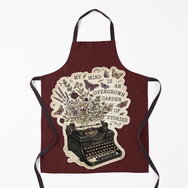 Item preview, My Mind Is An Overgrown Garden Of Stories Vintage Typewriter designed and sold by Rahaf-shop9.