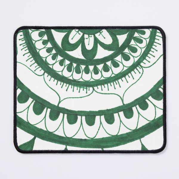 Item preview, Green and White Mandala designed and sold by MakaDragonTamer.