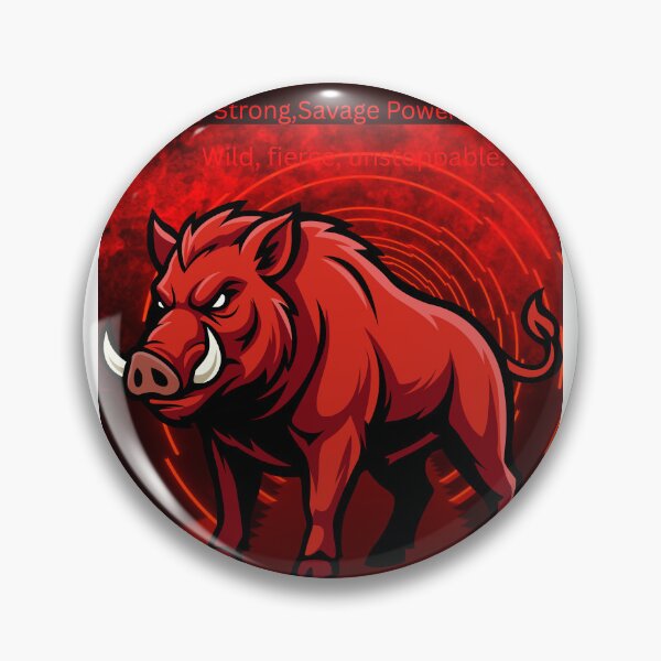 Item preview, Crimson Savage Boar – Anime Berserker Beast Red Forest Warrior designed and sold by DervoTeck2767.