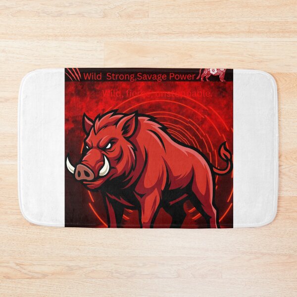 Item preview, Crimson Savage Boar – Anime Berserker Beast Red Forest Warrior designed and sold by DervoTeck2767.