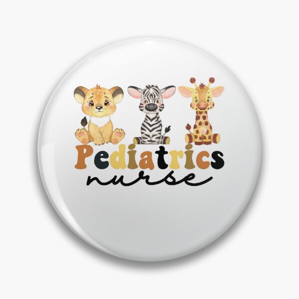 Item preview, Pediatrics Nurse design with baby animals designed and sold by CareWearDesigns.