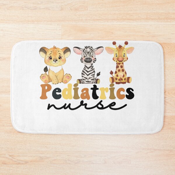 Item preview, Pediatrics Nurse design with baby animals designed and sold by CareWearDesigns.