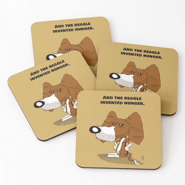 Item preview, And The Beagle Invented Hunger - Funny proud Dog. Illustration. designed and sold by Eric Sintès.