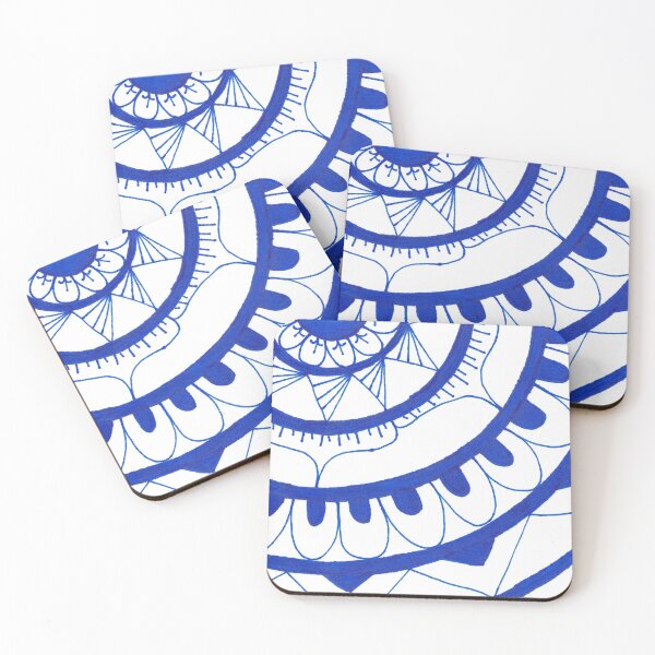 Item preview, Blue and White Mandala designed and sold by MakaDragonTamer.