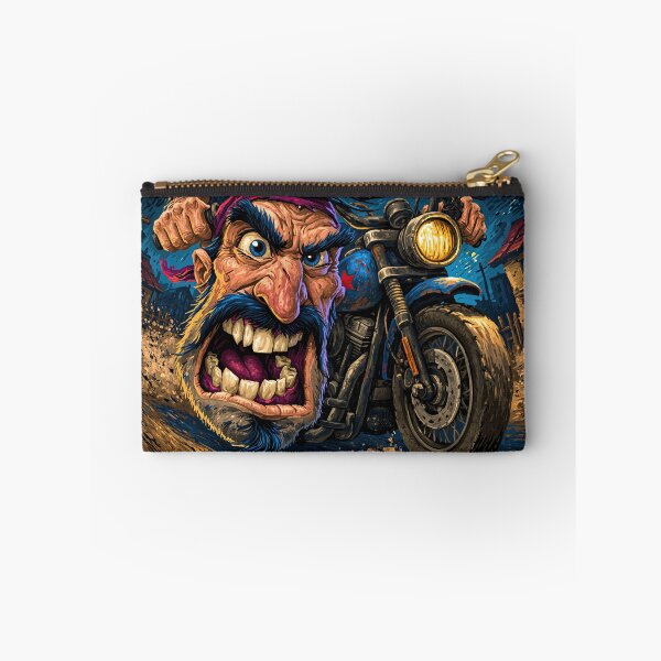 Item preview, Crazy Screaming Biker Face Caricature Close Up designed and sold by Piotrek0001.