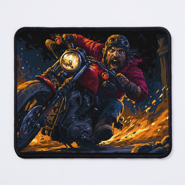Item preview, Motorcycle Speeding Through Sparks and Fire designed and sold by Piotrek0001.