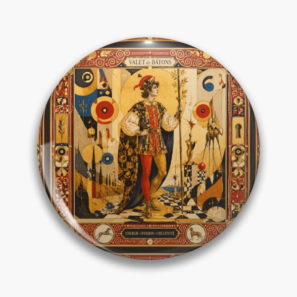 Item preview, Tarot card 'Page of Wands'. designed and sold by Natalia-Vlad.