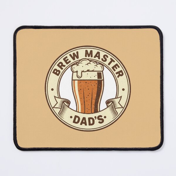 Item preview, Brew Master Dad Retro Badge designed and sold by Teeny Quities.