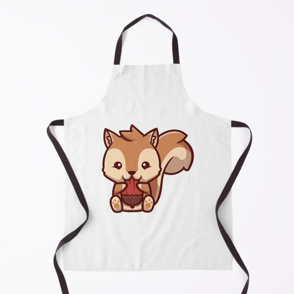 Item preview, Cute Baby Squirrel Eating Acorn Cartoon designed and sold by mintxw.