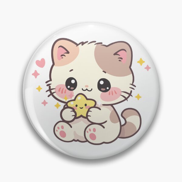 Item preview, Cute Star Cat | Kawaii Star Cat designed and sold by Kutiefy-shop.