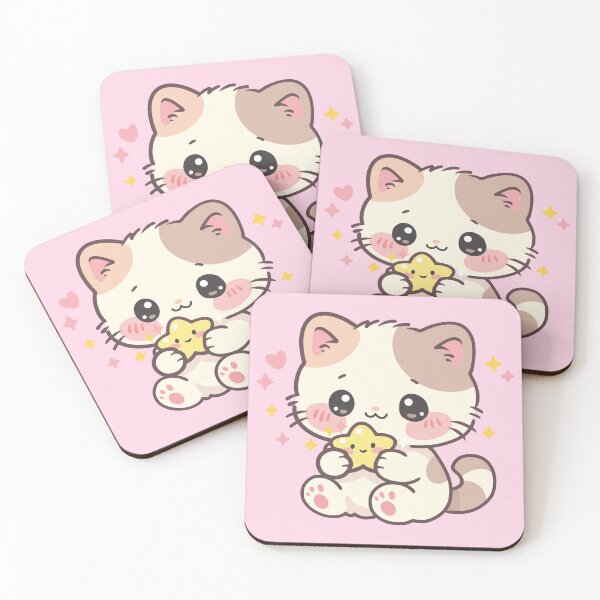Item preview, Cute Star Cat | Kawaii Star Cat designed and sold by Kutiefy-shop.