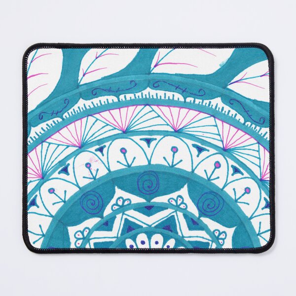 Item preview, Blue, Purple, and White Mandala designed and sold by MakaDragonTamer.