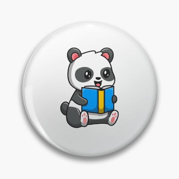 Item preview, Cute Baby Panda Sitting and Reading Book designed and sold by mintxw.