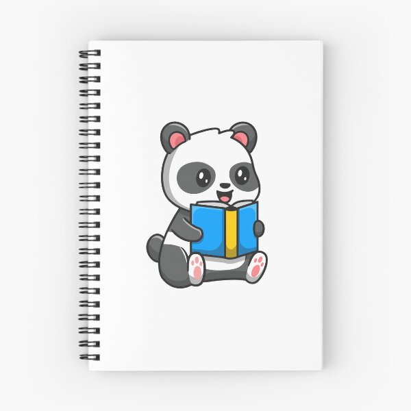 Item preview, Cute Baby Panda Sitting and Reading Book designed and sold by mintxw.