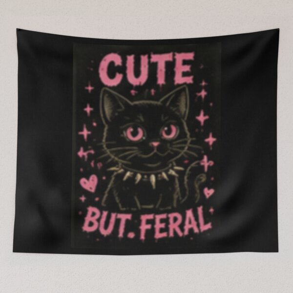 Item preview, Cute but feral designed and sold by Dead static.