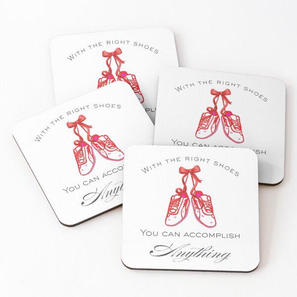 Item preview, Accomplish Anything with the Right Shoes designed and sold by ParkandPress.