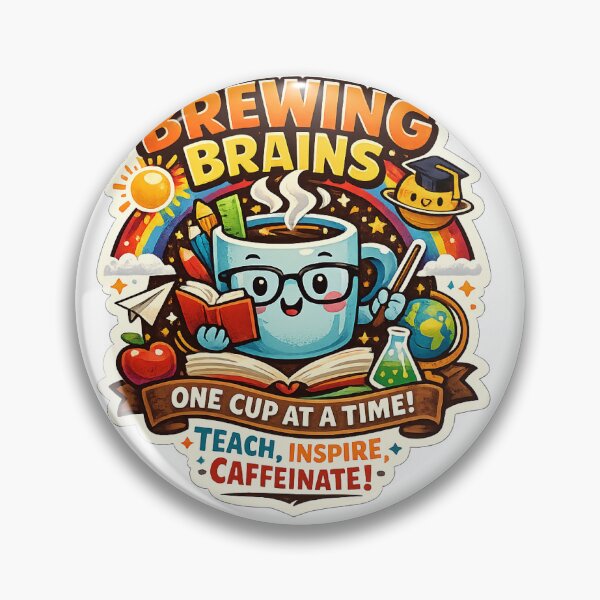 Item preview, Teachers brew brains designed and sold by pinkteacher21.