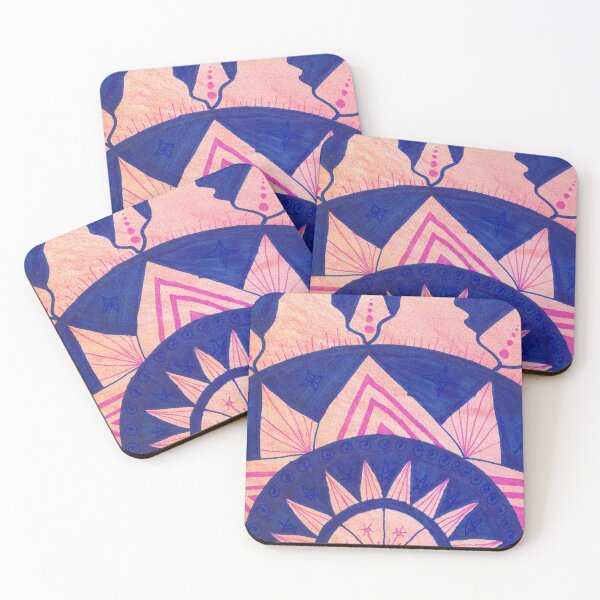 Item preview, Blue and Orange Mandala designed and sold by MakaDragonTamer.
