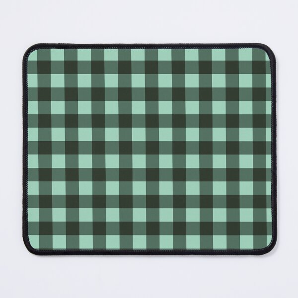 Item preview, Mint Green Gingham Pattern | Sage and Forest Plaid | Retro Mint Checkered Grid | Aesthetic Sage Green Checkers | Dark Emerald Gingham Print | Minimalist Mint Checkerboard | Cozy Winter Teal Plaid designed and sold by VivaFy.