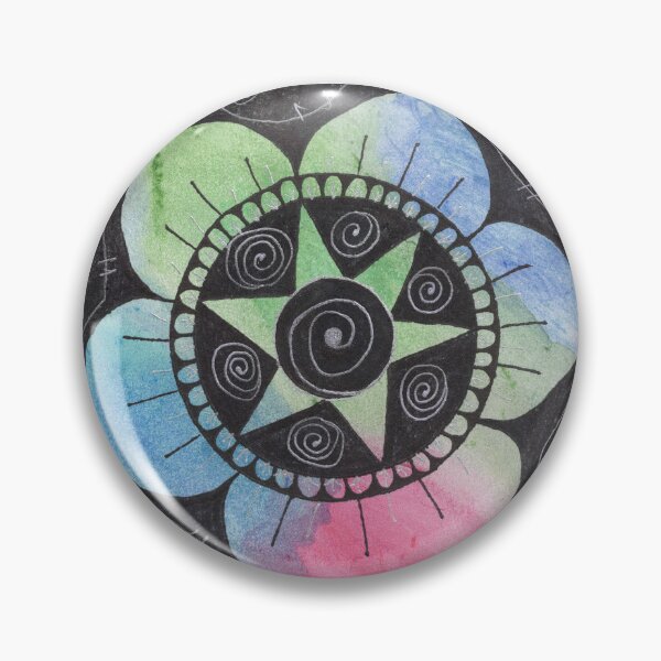 Item preview, Black and Silver Mandala designed and sold by MakaDragonTamer.