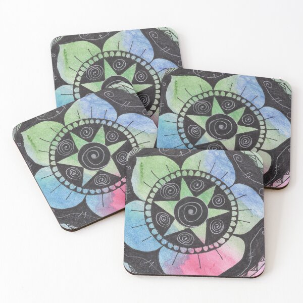 Item preview, Black and Silver Mandala designed and sold by MakaDragonTamer.