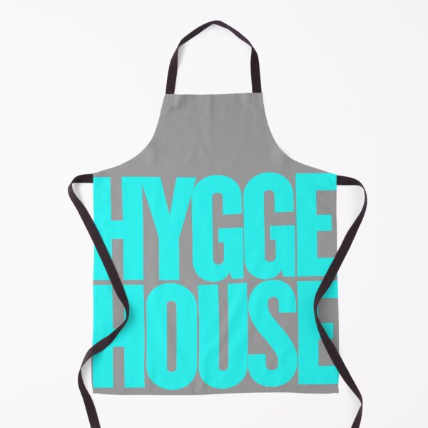 Item preview, Hygge House Cyan Typography – Cozy Scandinavian Minimalist Aesthetic designed and sold by MerchPOW.