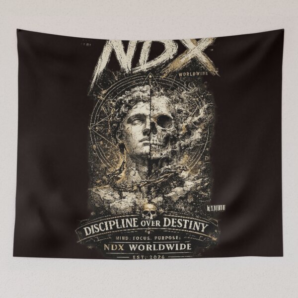 Item preview, NDX Worldwide – Discipline Over Destiny Vintage Skull Graphic designed and sold by NDX9.